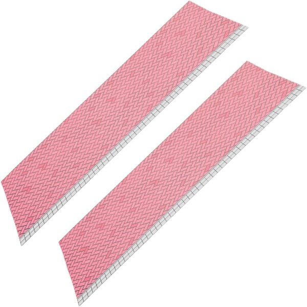 2 pezzi pavimento miniatura diagonale ABS rosa per casa in scala 1/50 facile montaggio