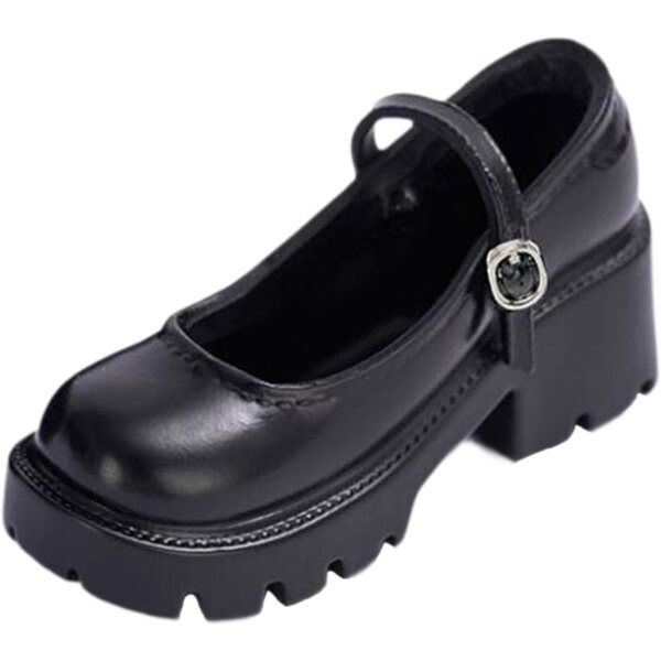 Jojomis PVC 1/6 Puppenschuhe, 4 cm Miniatur-Frauenschuhe