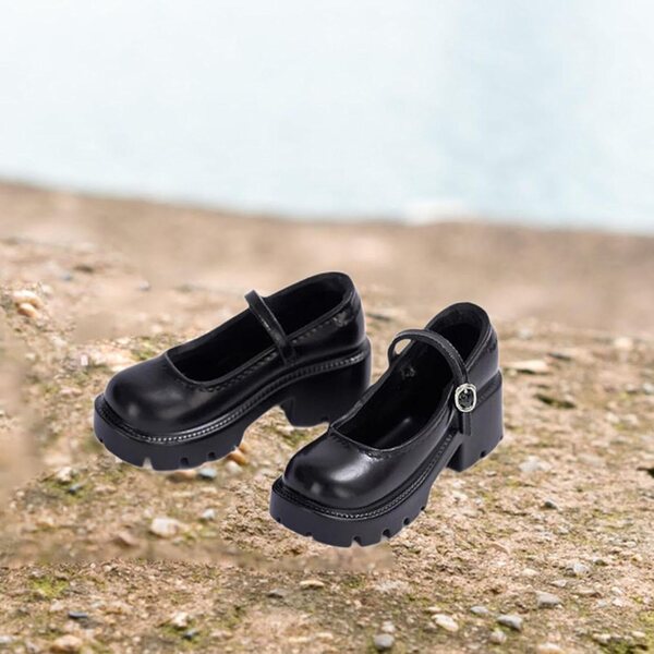 Jojomis PVC 1/6 Puppenschuhe, 4 cm Miniatur-Frauenschuhe