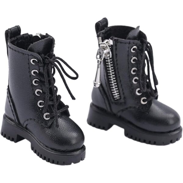 1:6 Puppenstiefel mit dickem Absatz, 30,5 cm großes Zubehör für weibliche Actionfiguren