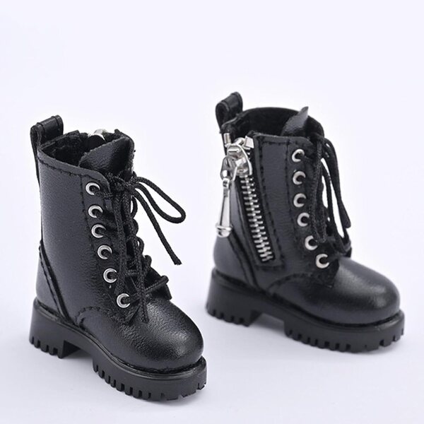 1:6 Puppenstiefel mit dickem Absatz, 30,5 cm großes Zubehör für weibliche Actionfiguren