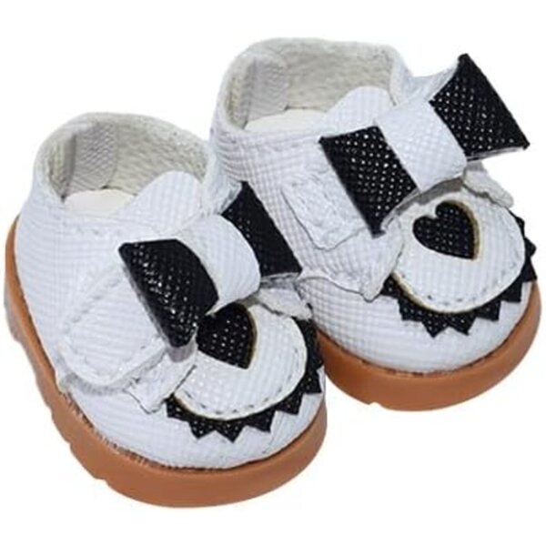 Kompatible Schuhe für Labubu-Puppen 17 cm – weißes Modeaccessoire von Jojedomo