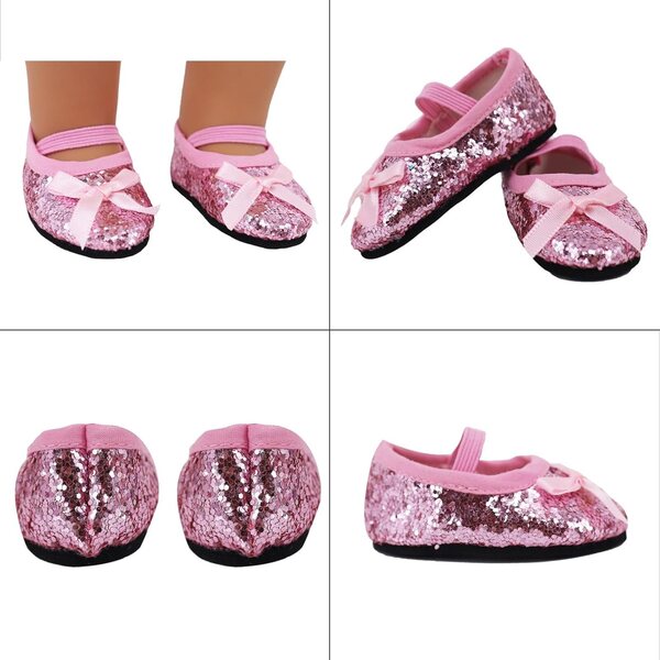 6 paia di scarpe per bambole da 45,7 cm perfette per outfit vari