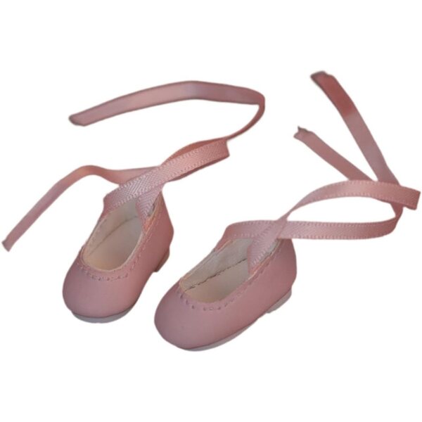 BJD Schuhe für 1/6 Puppen mit rosa Riemen – TTETTZ Dance Flats Shoes