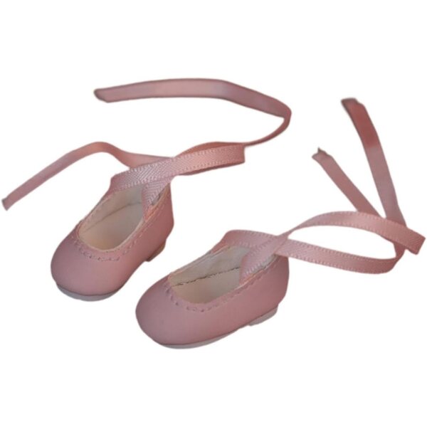BJD Schuhe für 1/6 Puppen mit rosa Riemen – TTETTZ Dance Flats Shoes