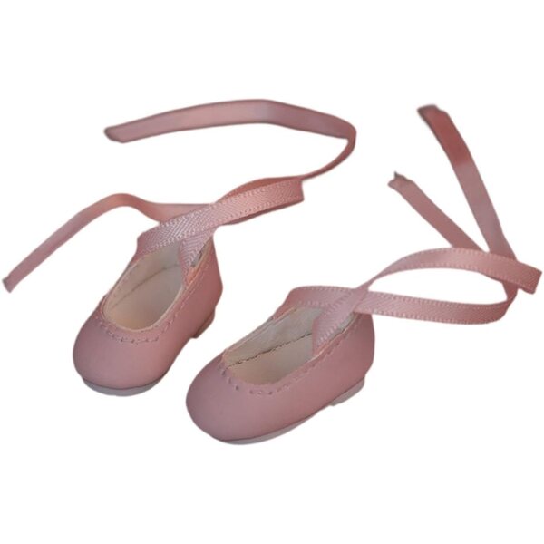 BJD Schuhe für 1/6 Puppen mit rosa Riemen – TTETTZ Dance Flats Shoes