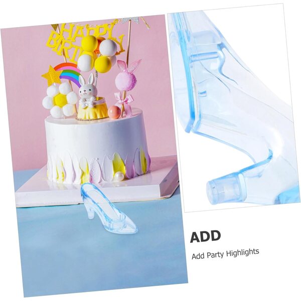 24 Miniature Scarpe Alte Plastica per Decorazioni Feste, Matrimoni e Compleanni