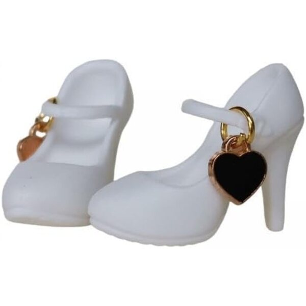 1/6 Miniaturschuhe mit hohen Absätzen für 12-Zoll-Puppen – Folpus-Paar