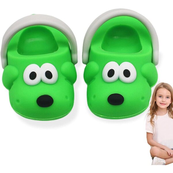 Générique Schuhe für Spielzeug aus PVC, Miniaturen, bunte Sandalen und Hausschuhe