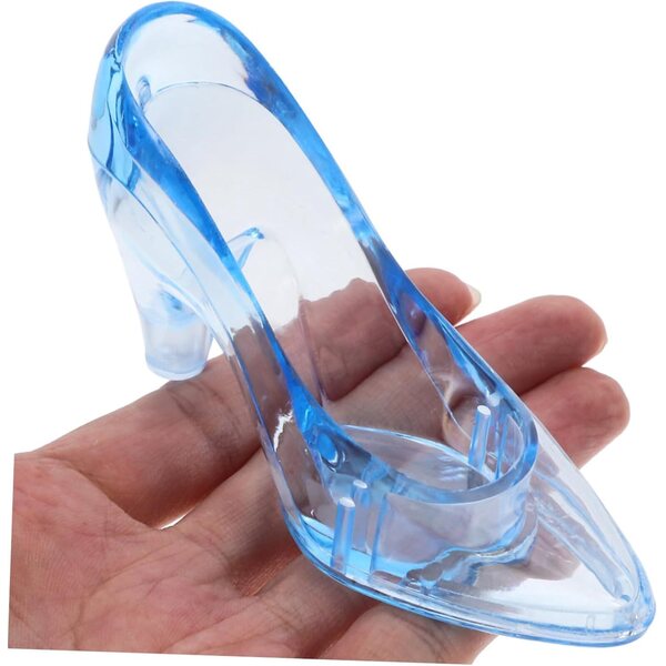 Garneck Mini-High-Heels-Statuetten aus Kunststoff, 24 Stück, für Veranstaltungen und Dekorationen