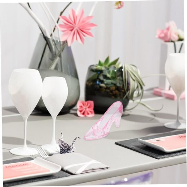 Mini Statuine Tacchi a Blocco TOPBATHY per Decorazioni Feste Principesse e Bomboniere