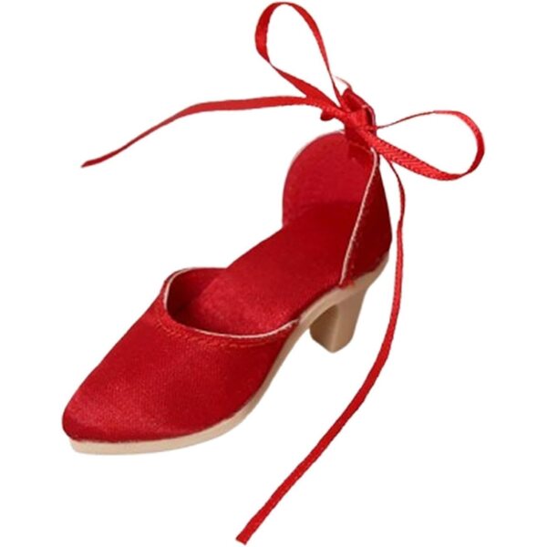 Qianly Scarpe con Tacco Alto in Scala 1:4 per Bambole Femminili Collezionabili
