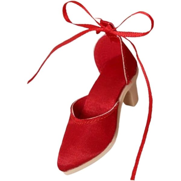 Qianly Scarpe con Tacco Alto in Scala 1:4 per Bambole Femminili Collezionabili