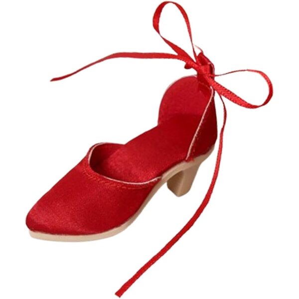 Qianly Scarpe con Tacco Alto in Scala 1:4 per Bambole Femminili Collezionabili