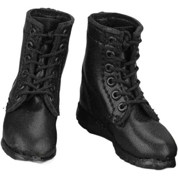 Harilla 1/6 Miniaturstiefel für 12'' Actionfiguren Freizeitstiefel mit Schnürsenkeln