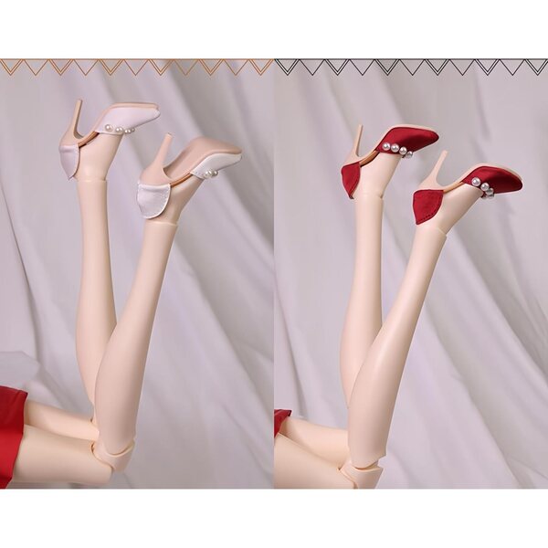Hochwertige, stilvolle und langlebige 1/3-BJD-Puppenschuhe im dekorativen Stil