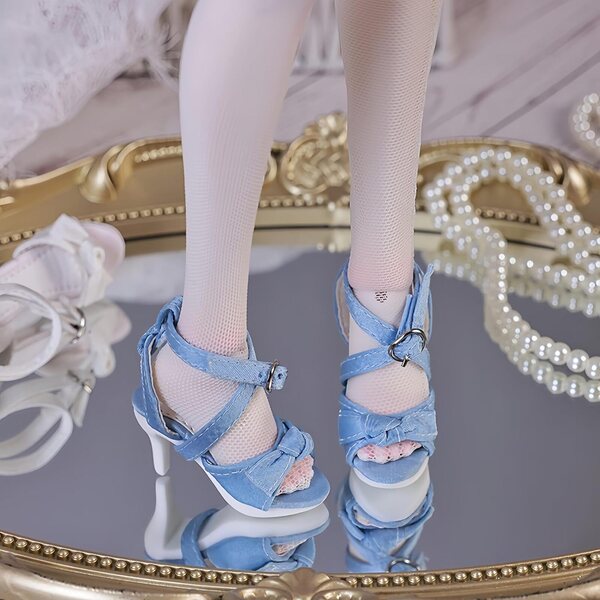 Modische Schuhe für 1/4-BJD-Puppen, elegante Details und hochwertige Materialien