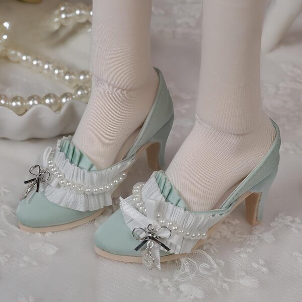 Modische Schuhe für 1/4-BJD-Puppen, elegante Details und hochwertige Materialien