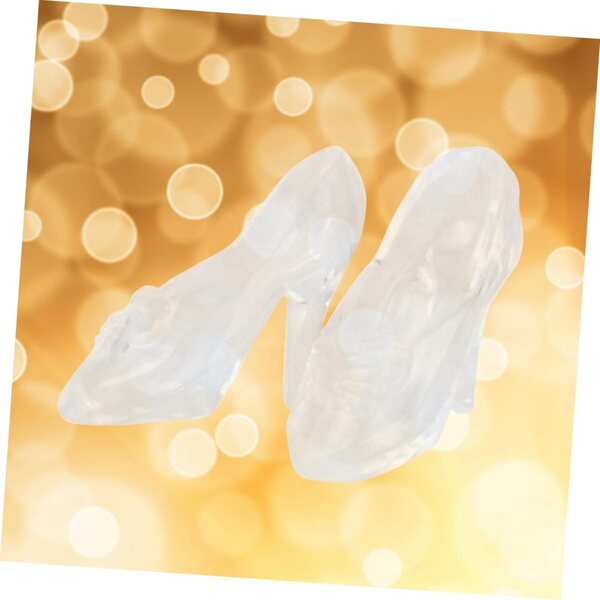 TOPBATHY 6 Mini-Slipper aus transparentem Vinyl mit hohem Absatz für Partys und Gastgeschenke