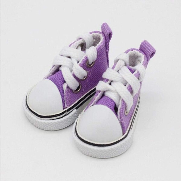 Scarpe in tela con lacci per bambola BJD 1/6 - Accessorio casual 1 paio