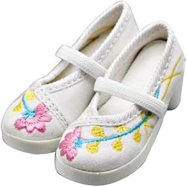 Gestickte Schuhe mit niedrigem Absatz für SD 1/3 60 cm Puppe – Uteruik Casual Accessoire