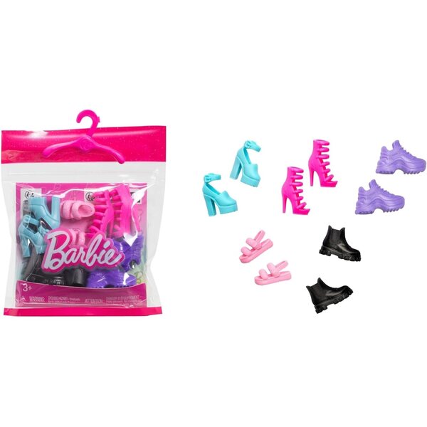Barbie & Ken Accessori Scarpe Bambola 2 Confezioni - 18 Paia Moda Bambini 3+