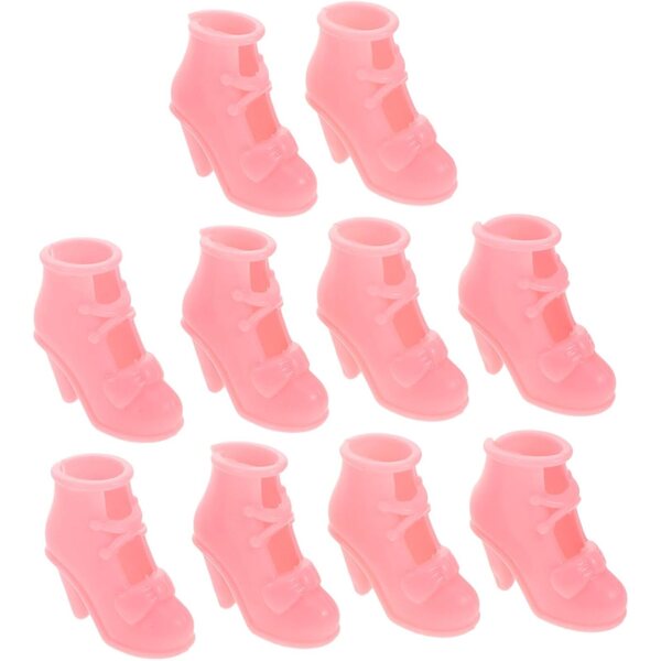ORFOFE 10 Paia Scarpe con Tacchi Eleganti per Bambole da 40 cm - Accessori Moda