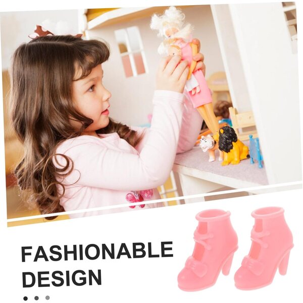 ORFOFE 10 Paia Scarpe con Tacchi Eleganti per Bambole da 40 cm - Accessori Moda