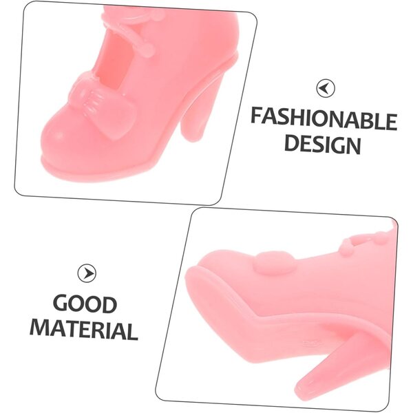ORFOFE 10 Paia Scarpe con Tacchi Eleganti per Bambole da 40 cm - Accessori Moda