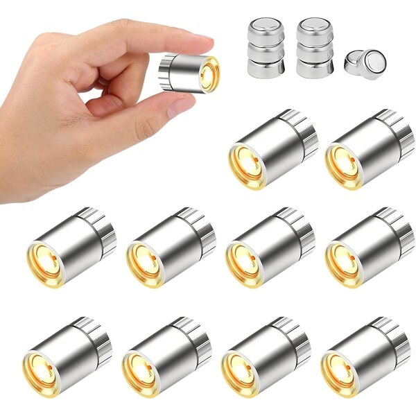 TaimeiMao 10 mini luci LED bianco caldo per case delle bambole e diorami