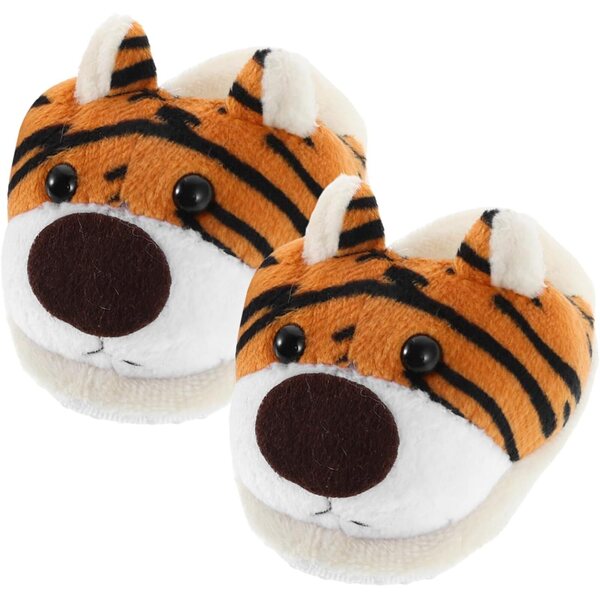 BESPORTBLE Puppen-Plüschhausschuhe, weiche Winterschuhe mit Tiermotiv
