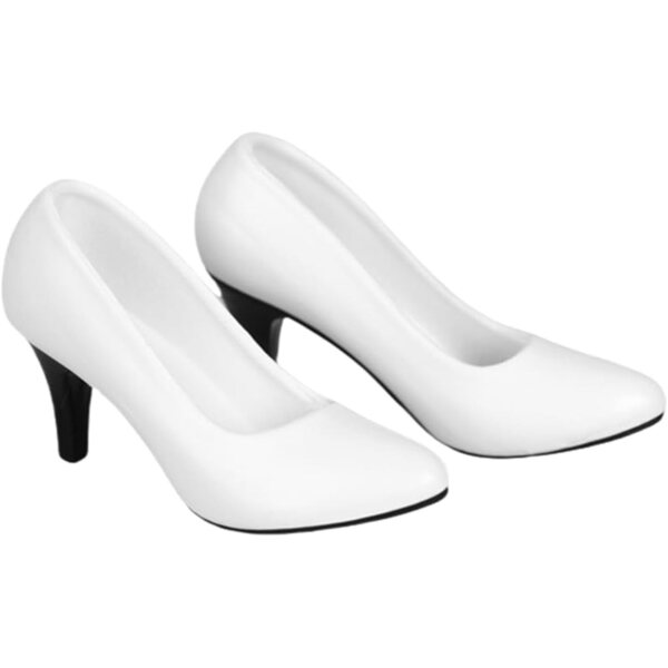 HiPlay Scarpe con Tacco Alto Bianche per Bambole 1/6 - Accessori Figure 12 Pollici