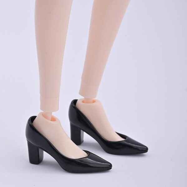 HiPlay ZYTOYS Scarpe col tacco nere 1/6 per bambola 12 pollici accessorio di qualità