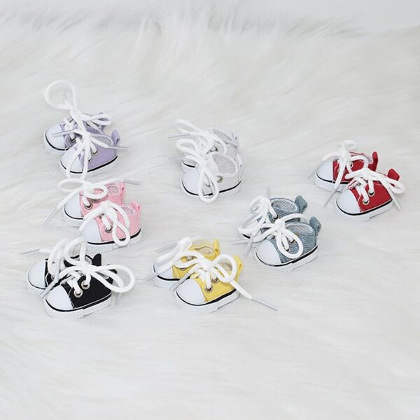 Segeltuchschuhe für Plüschpuppen 10–17 cm 1/8 BJD – niannyyhouse