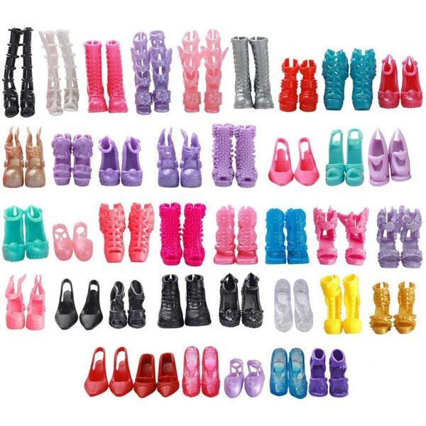 Scarpe per Bambole da 30 cm - 10 Paia Accessori Decorativi per Bambini