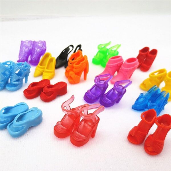 Scarpe per Bambole da 30 cm - 10 Paia Accessori Decorativi per Bambini