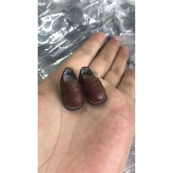 Flache Lederschuhe für Obitsu 11, OB11, 1/12 BJD Puppen – Lässige Accessoires