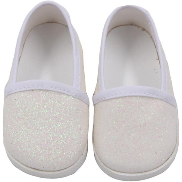 Glänzende Schuhe für 46 cm/18 Zoll große Puppen – lässige Mode- und Kostümaccessoires