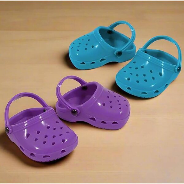 6 paia di sandali estivi per bambole da 18 pollici - accessori moda ENIXWH