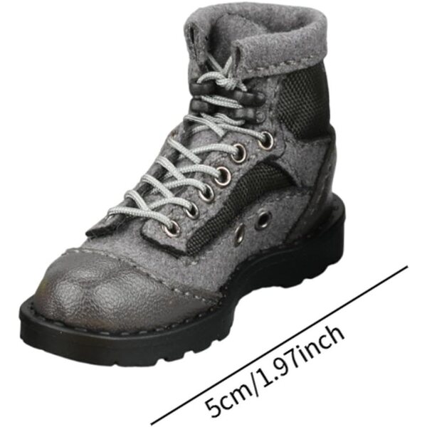 PU-Lederstiefel für 1/6 Actionfigur zum Sammeln, 5 cm, im Wüstenstiefel-Stil