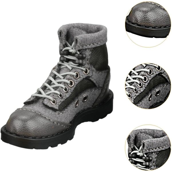 PU-Lederstiefel für 1/6 Actionfigur zum Sammeln, 5 cm, im Wüstenstiefel-Stil