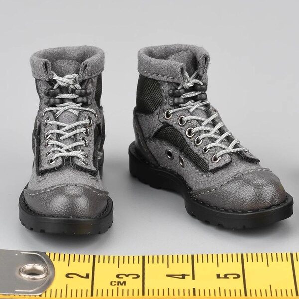 PU-Lederstiefel für 1/6 Actionfigur zum Sammeln, 5 cm, im Wüstenstiefel-Stil