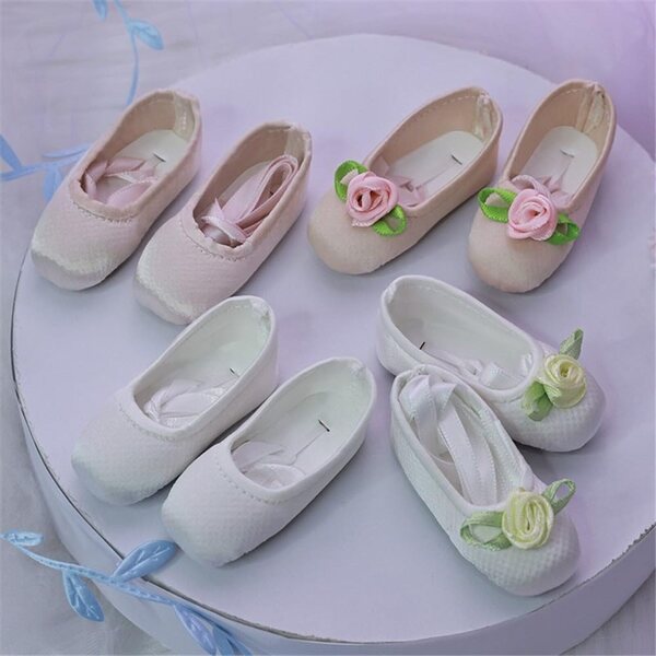 Scarpe da Ballo per Bambole BJD 1/4 18 Pollici - Scarpe Basse di Alta Qualità
