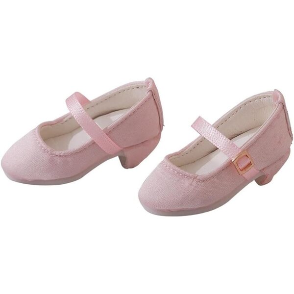 Scarpe con Tacco Alto Rosa per Bambola BJD 1/6 - Accessori Eleganti e Resistenti