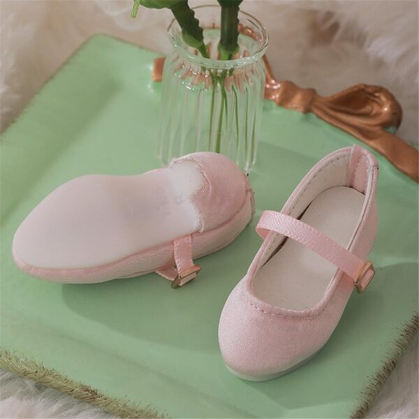 Scarpe con Tacco Alto Rosa per Bambola BJD 1/6 - Accessori Eleganti e Resistenti