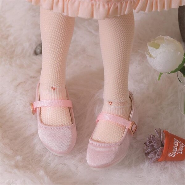 Scarpe con Tacco Alto Rosa per Bambola BJD 1/6 - Accessori Eleganti e Resistenti
