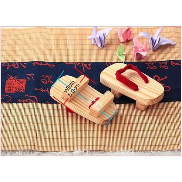 Holzclogs für 1/3 BJD Puppe, traditionelle japanische Schuhe für SD Puppen