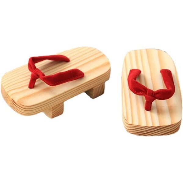 Holzclogs für 1/3 BJD Puppe, traditionelle japanische Schuhe für SD Puppen