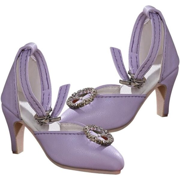 Lila Schuhe mit hohen Absätzen für 1/3 BJD-Puppe – hochwertiges Zubehör für SD-Puppen