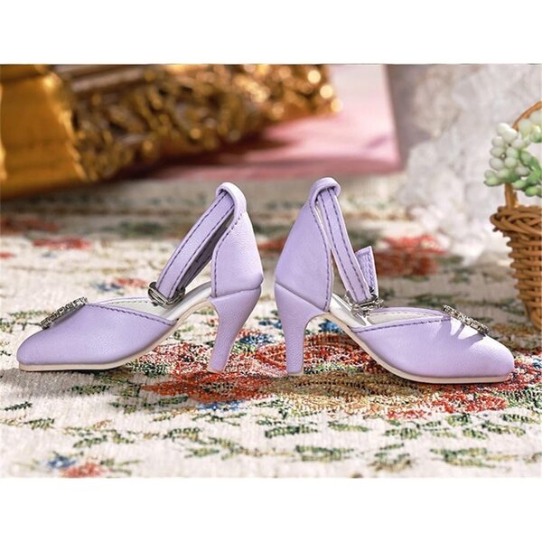 Lila Schuhe mit hohen Absätzen für 1/3 BJD-Puppe – hochwertiges Zubehör für SD-Puppen
